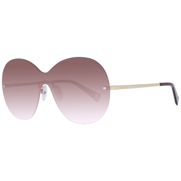 Ana Hickmann Monoscheibe Sonnenbrille HI3058 14004B in Gold – 45° Seitenansicht