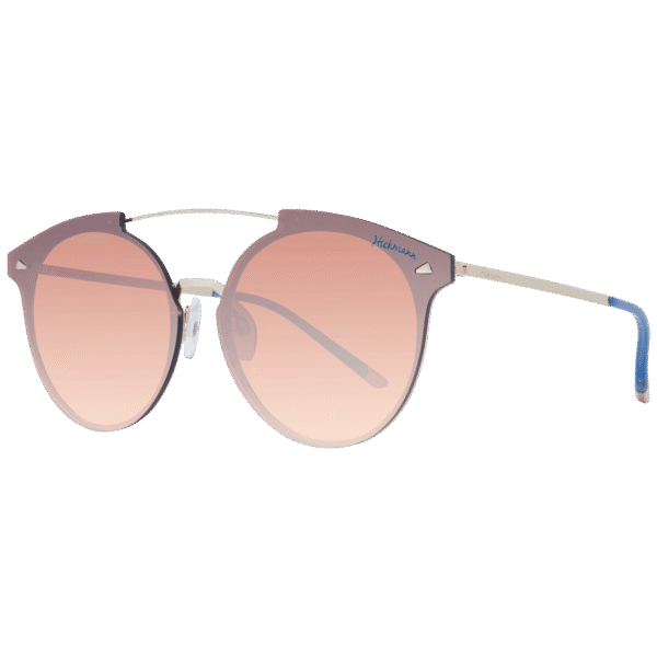 Ana Hickmann Rund Sonnenbrille HI3060 6804G in Türkis – 45° Seitenansicht