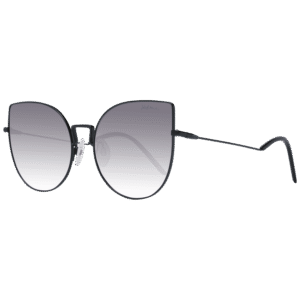 Ana Hickmann Schmetterling Sonnenbrille HI3063 5709A in Schwarz – 45° Seitenansicht