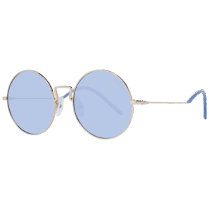 Ana Hickmann Rund Sonnenbrille HI3064 5404B in Gold – 45° Seitenansicht