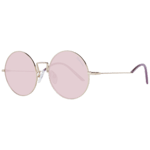Ana Hickmann Rund Sonnenbrille HI3064 5404C in Gold – 45° Seitenansicht