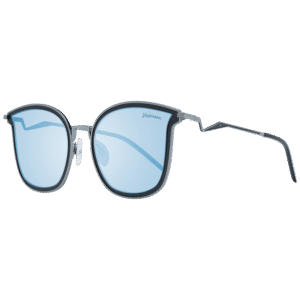 Ana Hickmann Schmetterling Sonnenbrille HI3065 5502A in Schwarz – 45° Seitenansicht