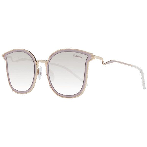Ana Hickmann Schmetterling Sonnenbrille HI3065 5504A in Weiß – 45° Seitenansicht