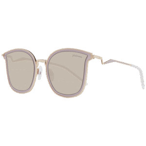 Ana Hickmann Schmetterling Sonnenbrille HI3065 554CS in Rosa – 45° Seitenansicht