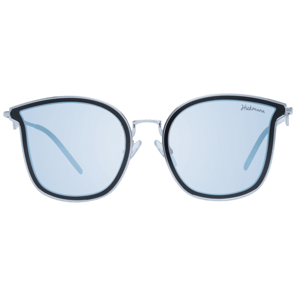 Ana Hickmann Sonnenbrille HI3065T 5502A – Frontansicht mit Metall Rahmen und Blau Gläsern