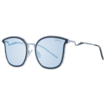 Ana Hickmann Katzenaugen Sonnenbrille HI3065T 5502A in Silber – 45° Seitenansicht