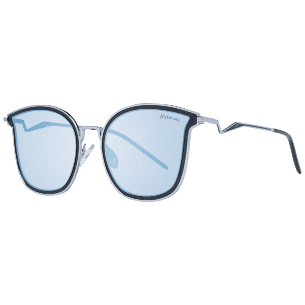 Ana Hickmann Katzenaugen Sonnenbrille HI3065T 5502A in Silber – 45° Seitenansicht