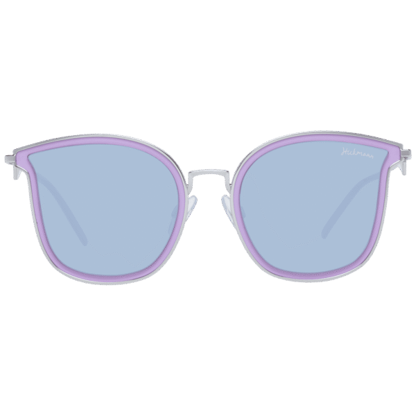 Ana Hickmann Sonnenbrille HI3065T 5503A – Frontansicht mit Metall & Kunststoff Rahmen und Lila Gläsern