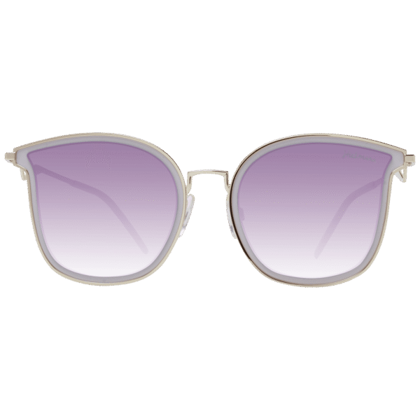 Ana Hickmann Sonnenbrille HI3065T 5504A – Frontansicht mit Metall Rahmen und Grau Gläsern