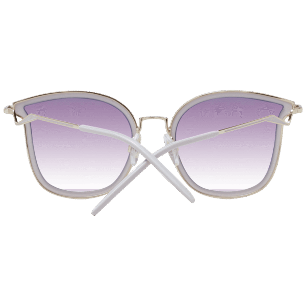 Rückansicht der Ana Hickmann Sonnenbrille HI3065T 5504A – Metall Rahmen