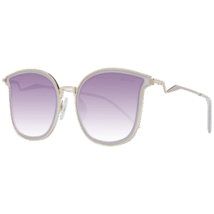 Ana Hickmann Schmetterling Sonnenbrille HI3065T 5504A in Beige – 45° Seitenansicht