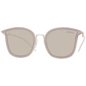 Ana Hickmann Sonnenbrille HI3065T 554CS – Frontansicht mit Metall Rahmen und Braun Gläsern