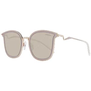Ana Hickmann Schmetterling Sonnenbrille HI3065T 554CS in Rosa – 45° Seitenansicht