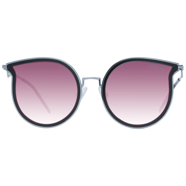 Ana Hickmann Sonnenbrille HI3066T 5402A – Frontansicht mit Metall Rahmen und Grau Gläsern