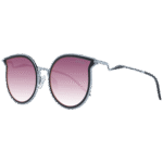 Ana Hickmann Schmetterling Sonnenbrille HI3066T 5402A in Schwarz – 45° Seitenansicht