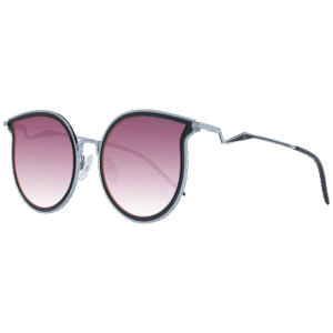 Ana Hickmann Schmetterling Sonnenbrille HI3066T 5402A in Schwarz – 45° Seitenansicht