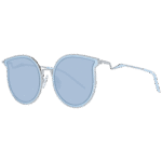 Ana Hickmann Katzenaugen Sonnenbrille HI3066T 5403A in Blau – 45° Seitenansicht