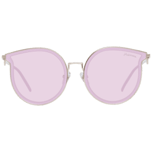 Ana Hickmann Sonnenbrille HI3066T 544BS – Frontansicht mit Metall Rahmen und Rosa Gläsern