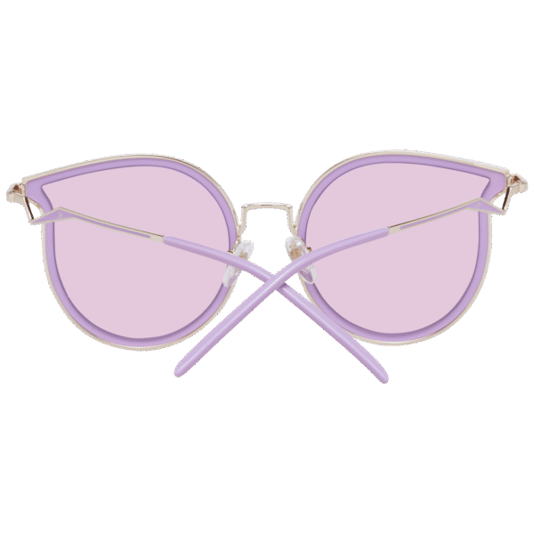 Rückansicht der Ana Hickmann Sonnenbrille HI3066T 544BS – Metall Rahmen