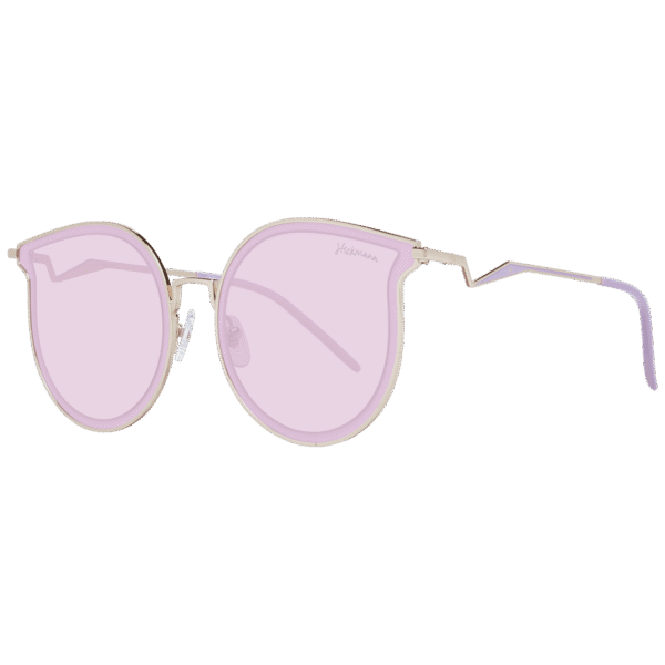 Ana Hickmann Sonnenbrille HI3066T 544BS – 45° Seitenansicht Ana Hickmann Katzenaugen Sonnenbrille HI3066T 544BS in Rosa – 45° Seitenansicht