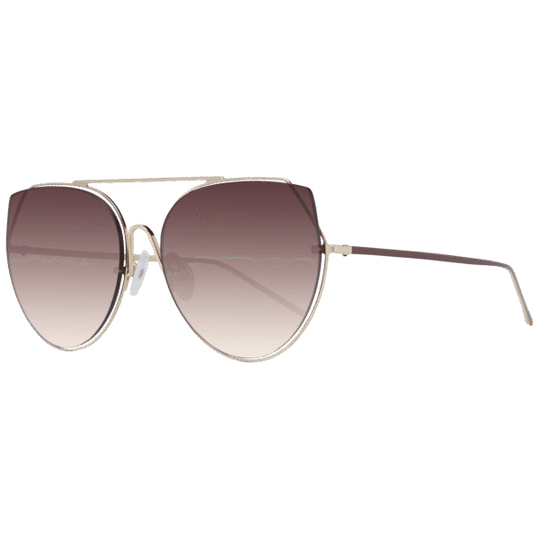 Ana Hickmann Pilotenbrille Sonnenbrille HI3068 5804A in Gold – 45° Seitenansicht
