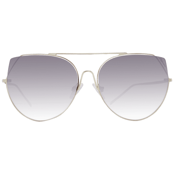 Ana Hickmann Sonnenbrille HI3068 5804B – Frontansicht mit Metall Rahmen und Grau Gläsern