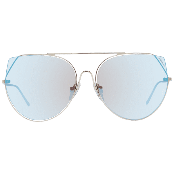 Ana Hickmann Sonnenbrille HI3068 5804D – Frontansicht mit Metall Rahmen und Braun Gläsern