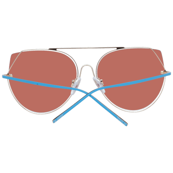 Rückansicht der Ana Hickmann Sonnenbrille HI3068 5804D – Metall Rahmen