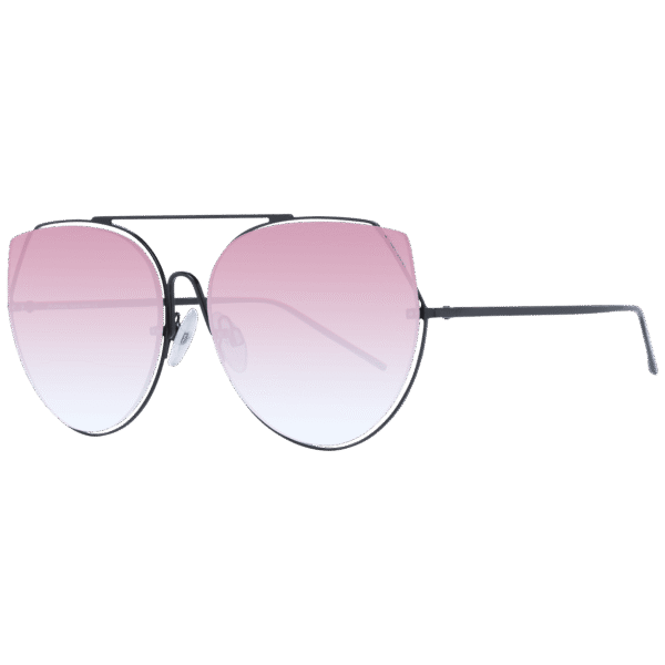 Ana Hickmann Pilotenbrille Sonnenbrille HI3068 5809A in Schwarz – 45° Seitenansicht