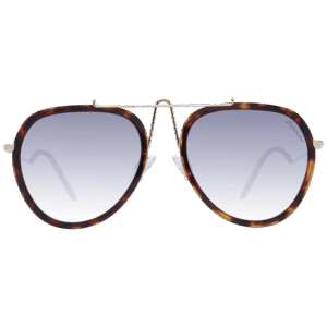 Ana Hickmann Sonnenbrille HI3070 58G21 – Frontansicht mit Metall Rahmen und Grau Gläsern