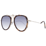 Ana Hickmann Pilotenbrille Sonnenbrille HI3070 58G21 in Braun – 45° Seitenansicht