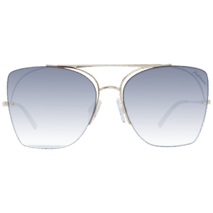 Ana Hickmann Sonnenbrille HI3075 5804C – Frontansicht mit Metall Rahmen und Blau Gläsern