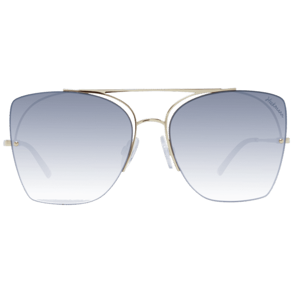 Ana Hickmann Sonnenbrille HI3075 5804C – Frontansicht mit Metall Rahmen und Blau Gläsern