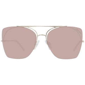Ana Hickmann Sonnenbrille HI3075 5804D – Frontansicht mit Metall Rahmen und Braun Gläsern