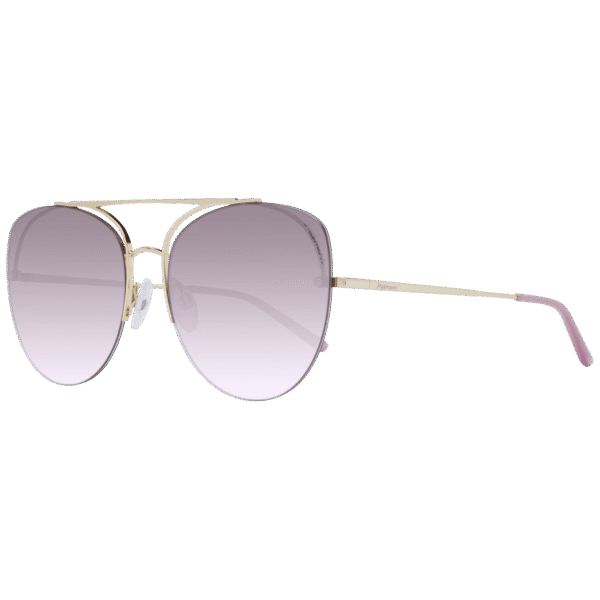 Ana Hickmann Sonnenbrille HI3076 5704E – 45° Seitenansicht Ana Hickmann Pilotenbrille Sonnenbrille HI3076 5704E in Gold – 45° Seitenansicht