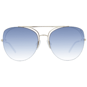 Ana Hickmann Sonnenbrille HI3076 5704F – Frontansicht mit Metall Rahmen und Blau Gläsern