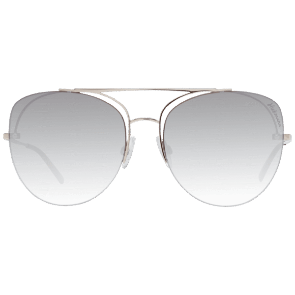 Ana Hickmann Sonnenbrille HI3076 5705A – Frontansicht mit Metall Rahmen und Grau Gläsern