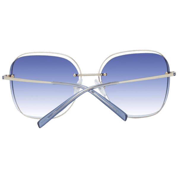 Rückansicht der Ana Hickmann Sonnenbrille HI3077 5904E – Metall Rahmen