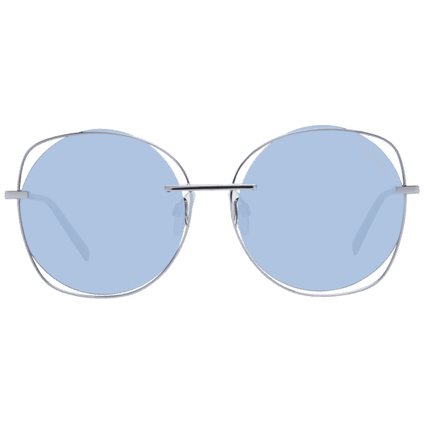 Ana Hickmann Sonnenbrille HI3078 5702A – Frontansicht mit Metall Rahmen und Blau Gläsern