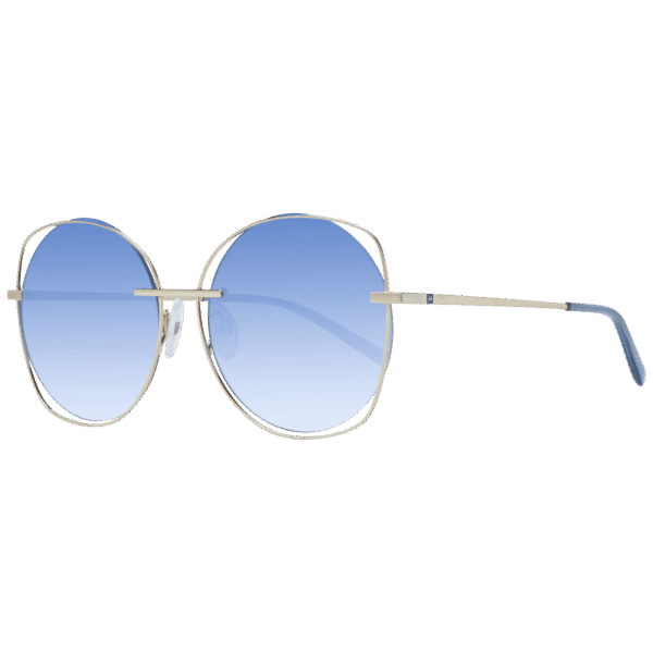 Ana Hickmann Geometric Sonnenbrille HI3078 5704E in Gold – 45° Seitenansicht