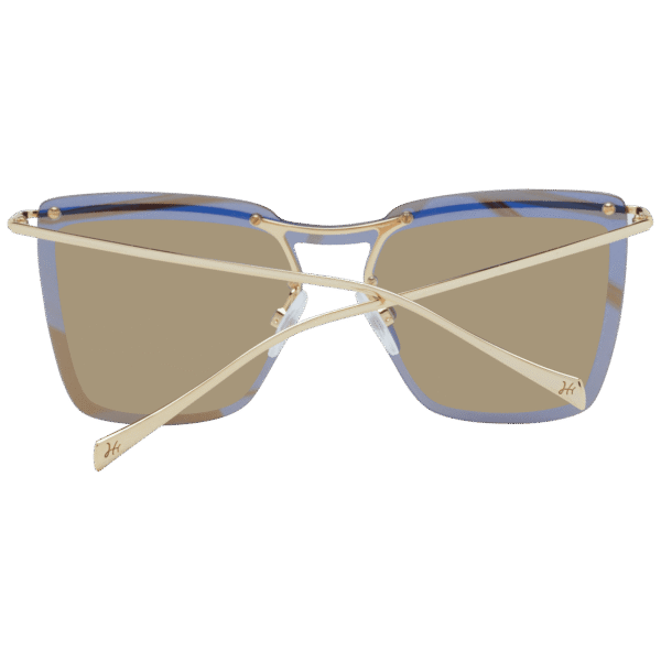 Rückansicht der Ana Hickmann Sonnenbrille HI3081 13304B – Metall Rahmen