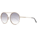 Ana Hickmann Rund Sonnenbrille HI3082 5401A in Gold – 45° Seitenansicht