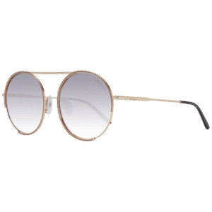 Ana Hickmann Rund Sonnenbrille HI3082 5401A in Gold – 45° Seitenansicht