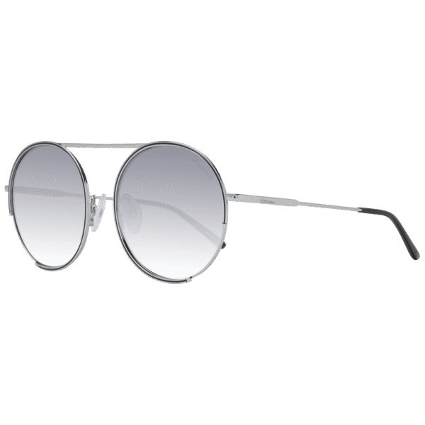 Ana Hickmann Rund Sonnenbrille HI3082 5409A in Gunmetal – 45° Seitenansicht