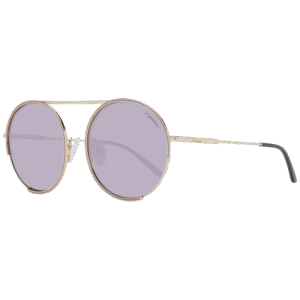 Ana Hickmann Rund Sonnenbrille HI3082 5413A in Gold – 45° Seitenansicht