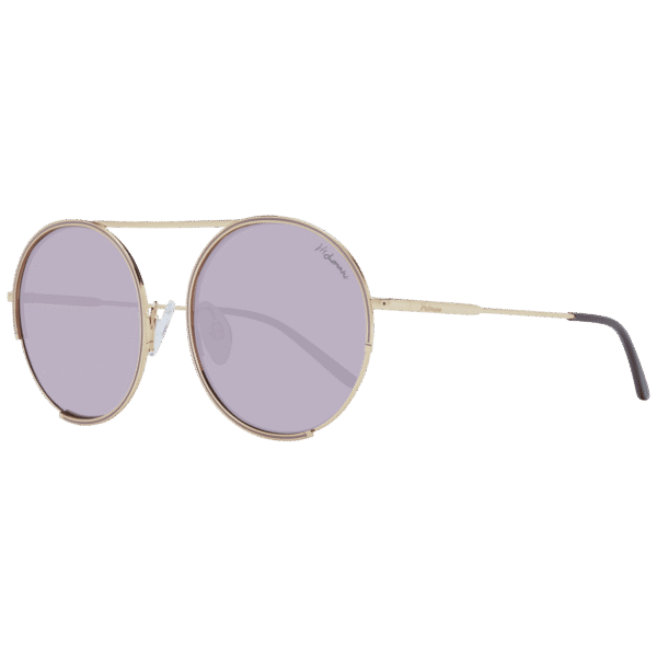 Ana Hickmann Rund Sonnenbrille HI3082 5413A in Gold – 45° Seitenansicht