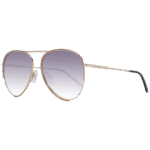 Ana Hickmann Pilotenbrille Sonnenbrille HI3083 5801A in Gold – 45° Seitenansicht