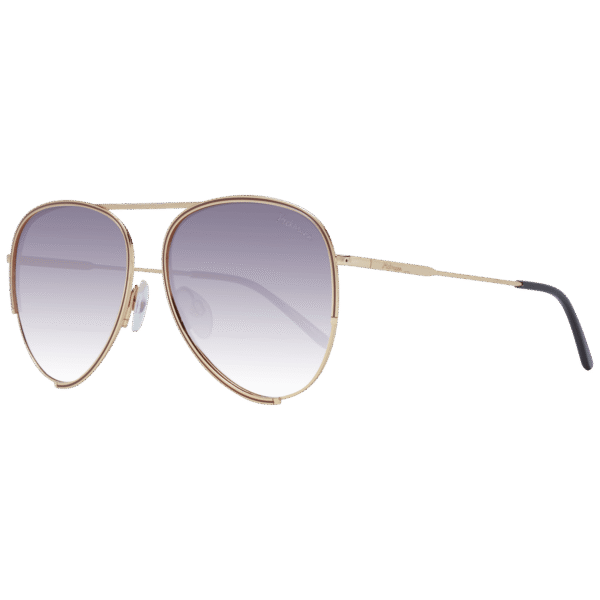 Ana Hickmann Pilotenbrille Sonnenbrille HI3083 5801A in Gold – 45° Seitenansicht