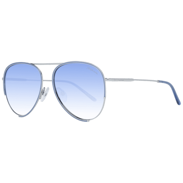 Ana Hickmann Pilotenbrille Sonnenbrille HI3083 5806A in Silber – 45° Seitenansicht