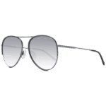 Ana Hickmann Pilotenbrille Sonnenbrille HI3083 5809A in Gunmetal – 45° Seitenansicht